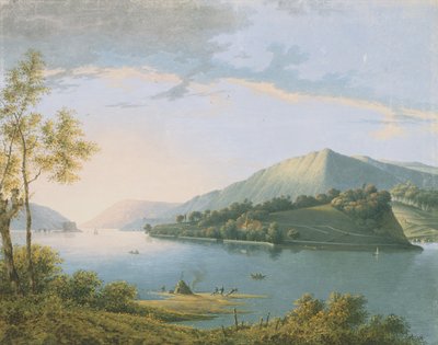 Paisaje a lo largo del Rin de Joseph August Knip